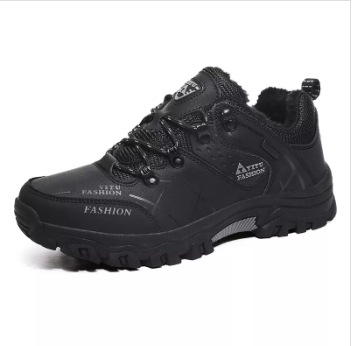 8527 Black Low fleece-lined