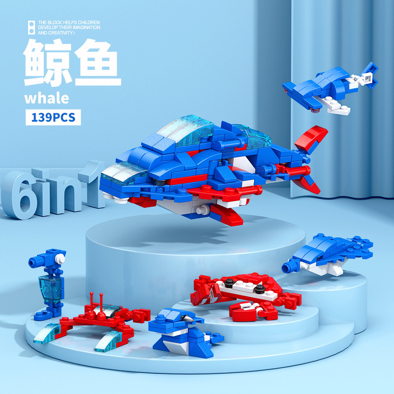 8971-5 Mecha Whale 139 Particles [boxed]]