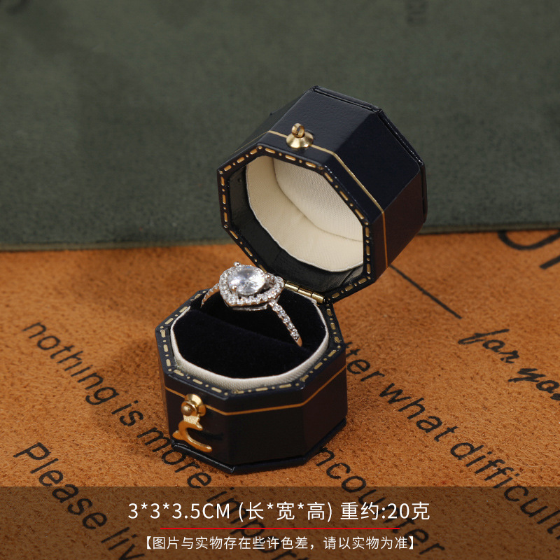 Octagonal high-end palace blue (with outer box) *regular