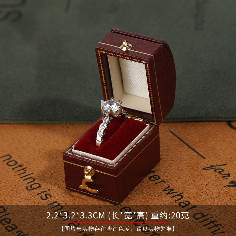 Square high-end maroon (with outer box) *regular