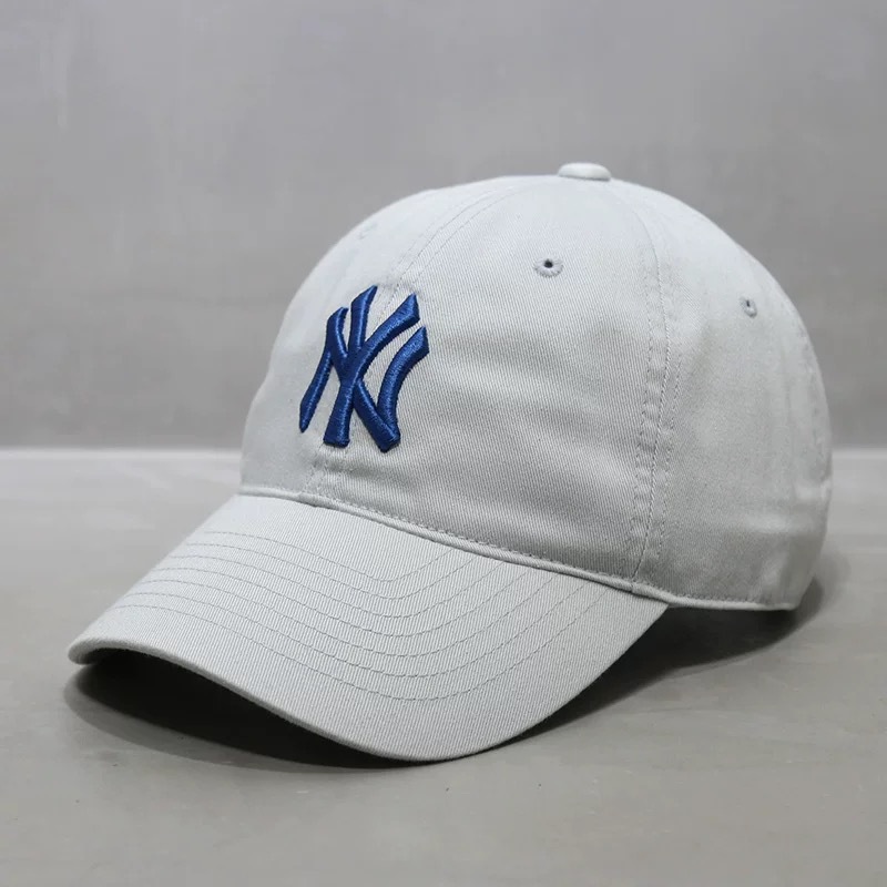 Large standard white and blue characters-ny scanning code