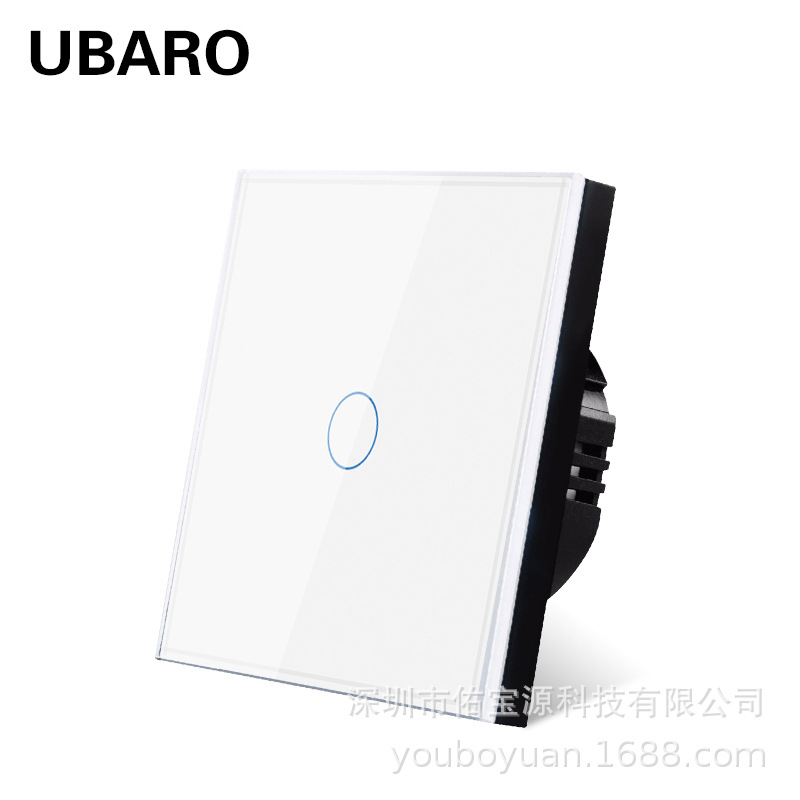 Single round white one open black